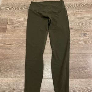 Lulu Lemon Align 28” in Olive Sz. 8